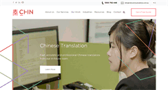 Desktop Screenshot of chincommunications.com.au